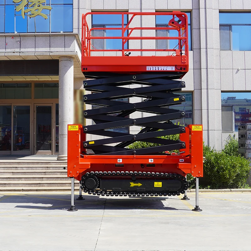 Competitive Price Aerial Work Platform Scissor Lift Fixed Scissor Lift Platform Self-Propelled Crawler Lifting Platform