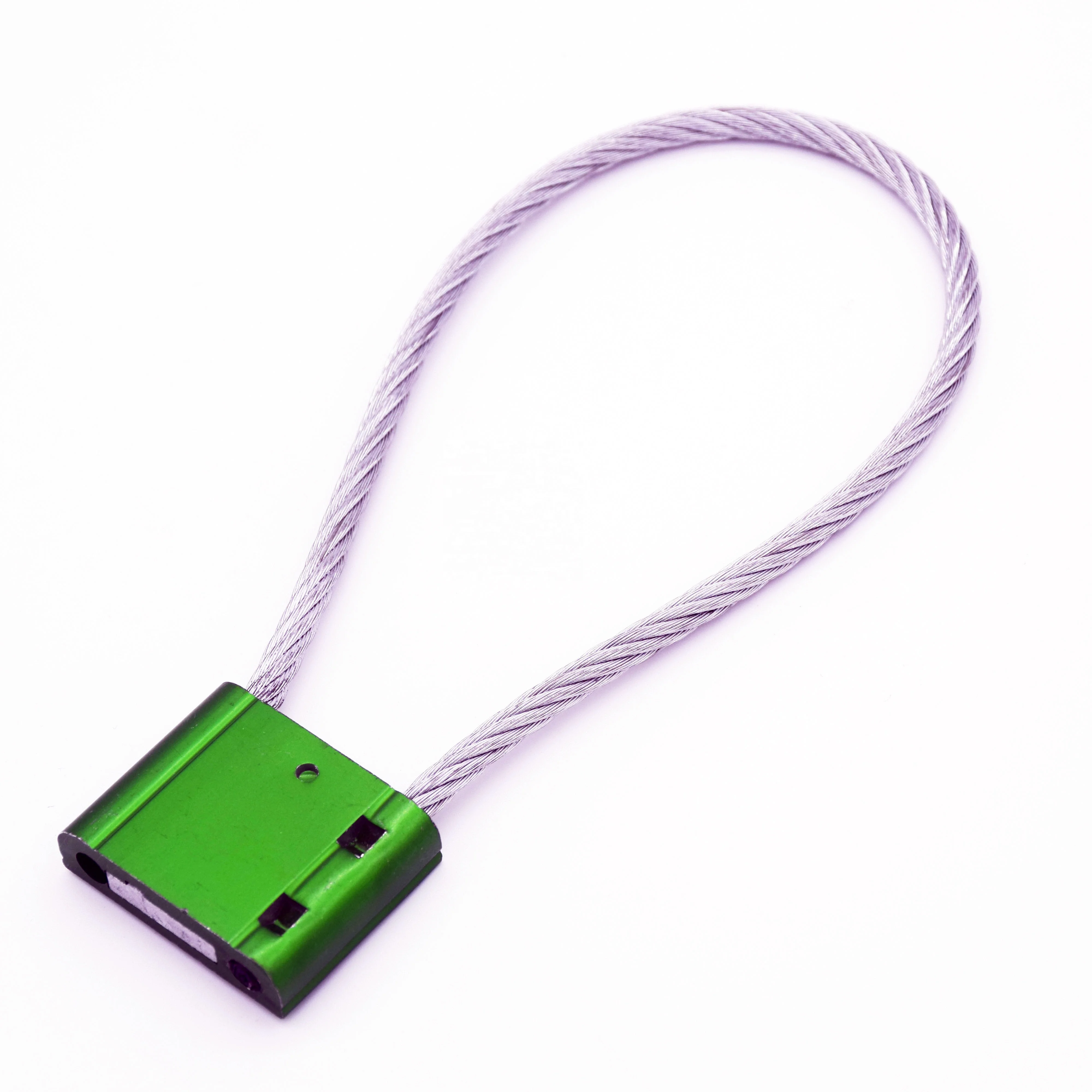 Galvanized wire cable lock seal Self-locking steel cable seal used in automobiles