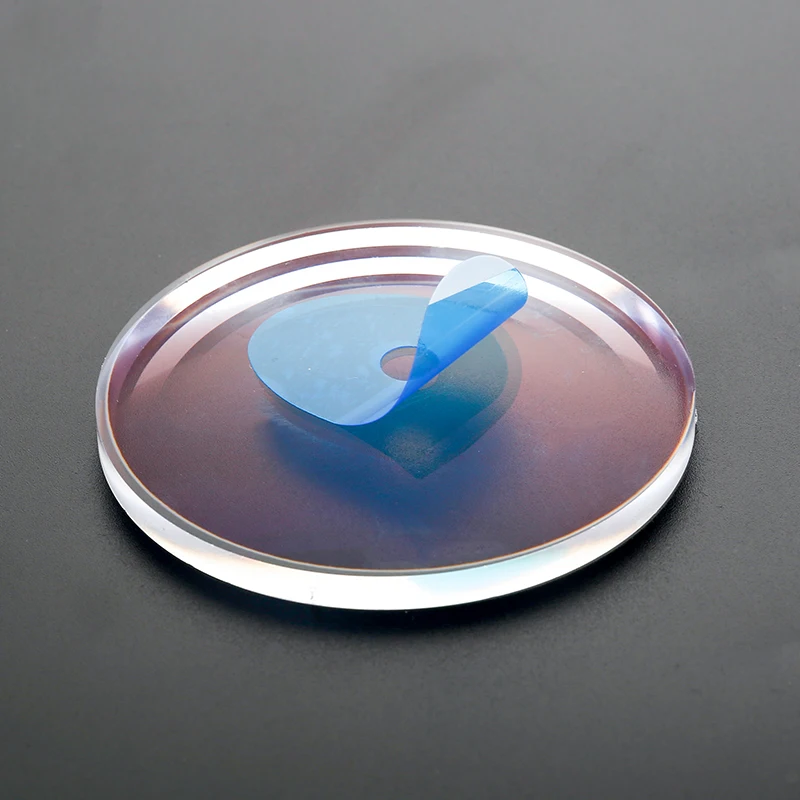 Anti-slip transparent lens Optical light blue edging pads blocking pads polish lenses blocking pads Lens Polish Sticker