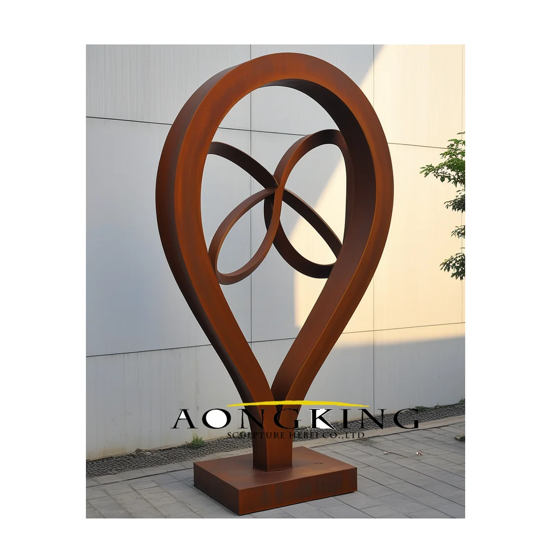 Outdoor garden metal cast iron large animal sculpture for sale