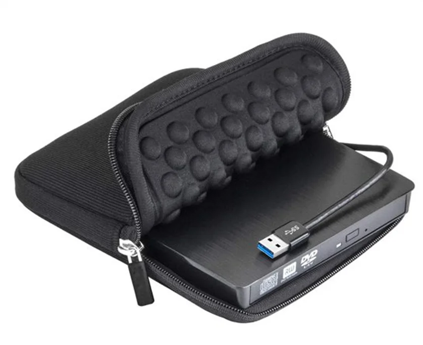  USB 3 0 внешний защитный чехол для хранения CD DVD привода сумка жесткого диска неопреновый