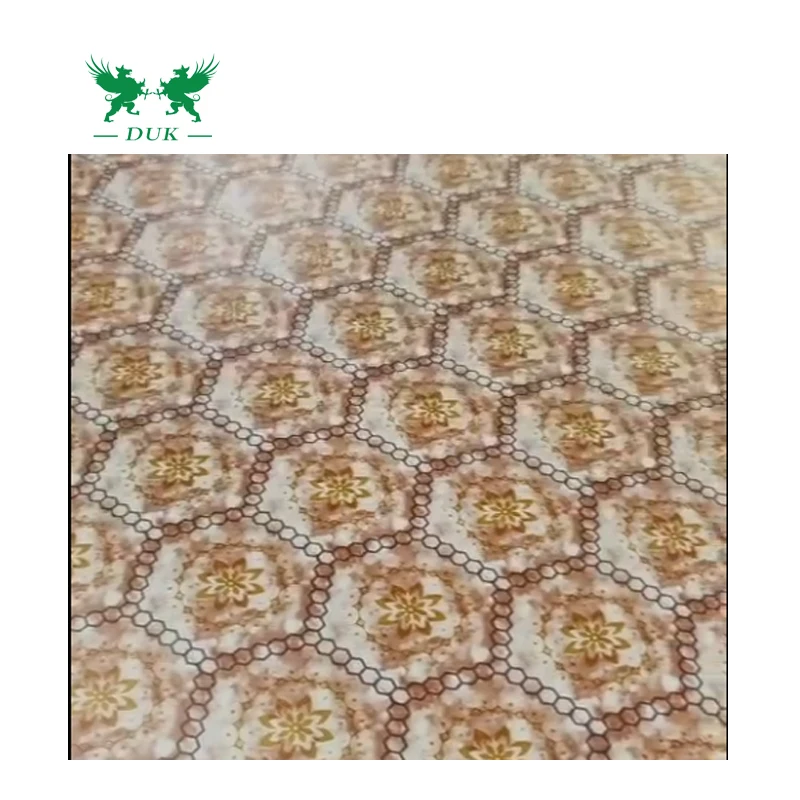 2.5mm 3mm Decorative Paper Overlay Plywood, Shiny Flower Paper Overlay Plywood for Wall Panelling