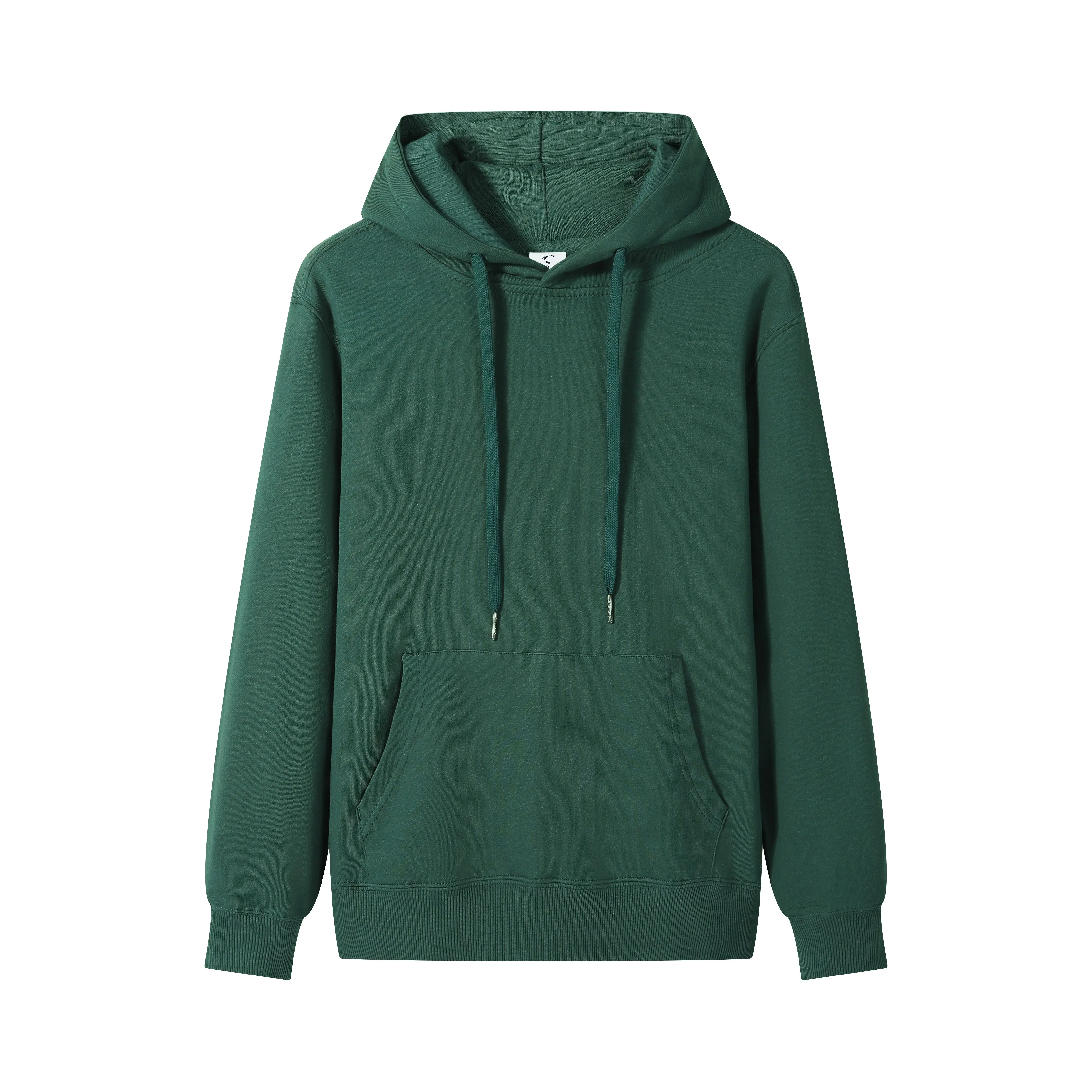 High Quality Cotton  Terry Oversize Hoodie Thick Fleece Drop Shoulder Plain Blank Custom Men Hoodies