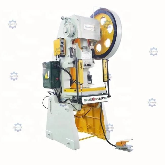 25T J23 mechanical c type crank fast pattern 63t 100t 125t punching punch press machine for hole