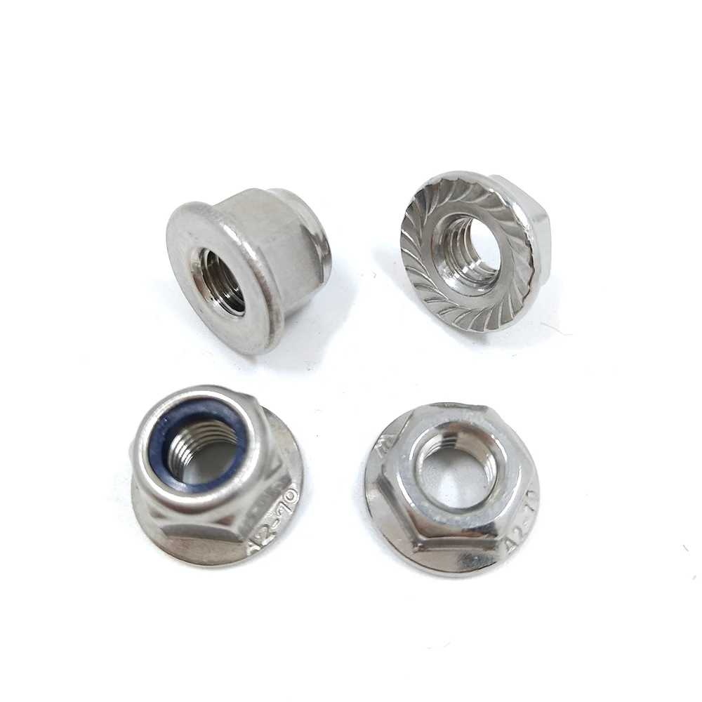 Все виды нейлоновых стопорных орехов nylock nut DIN985 DIN6926 DIN980