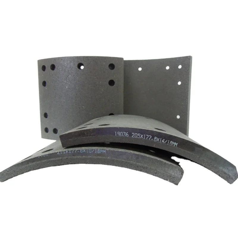 19036 19037 неасбестовые полуметаллические тормозные накладки для грузовиков renault