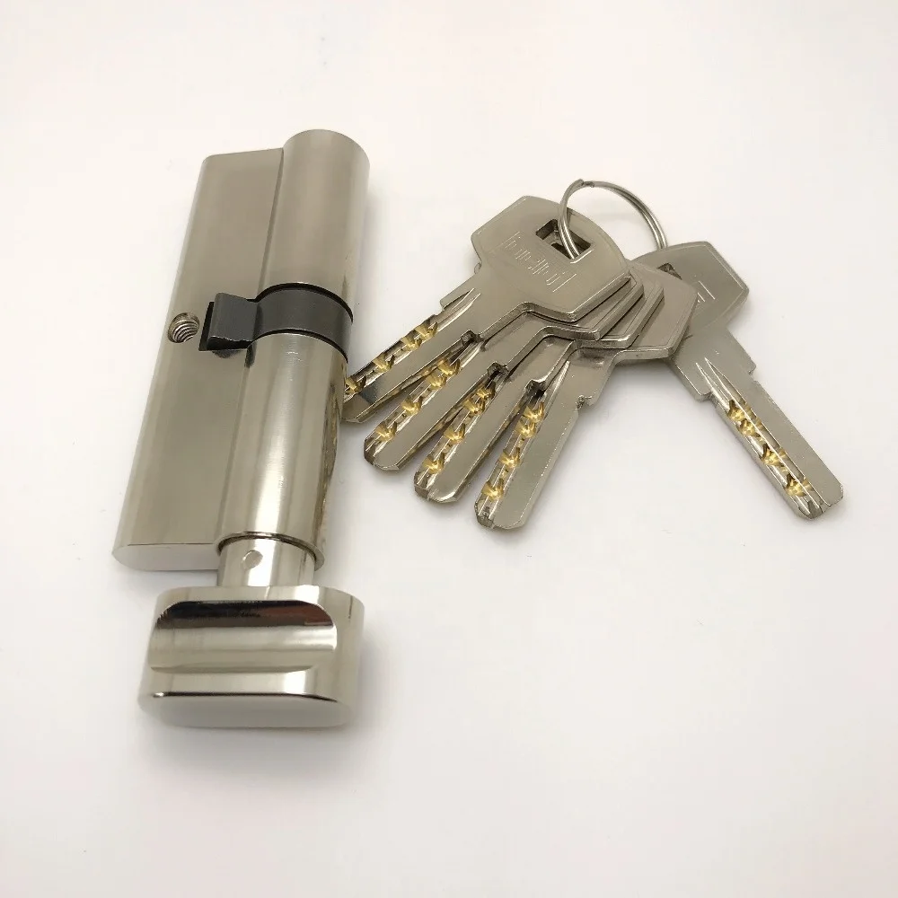 High quality zinc alloy  lock cylinder 5 computer keys cheaper price