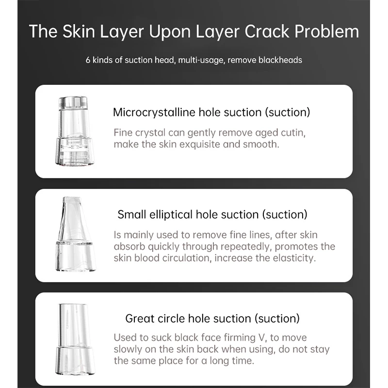 Wholesale Portable Facial Deep Cleansing Blackheads Visualization Electric Small Bubble Beauty Instrument