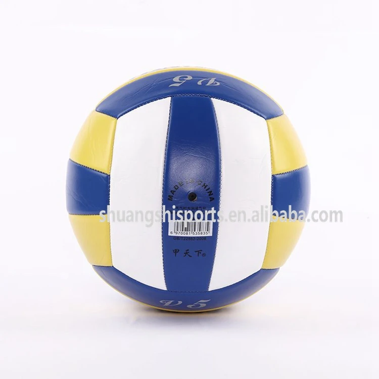 Free Sample OEM Official Size 5 Customized Beach PVC PU Leather Laminated Volleyball Match Volleyball Training