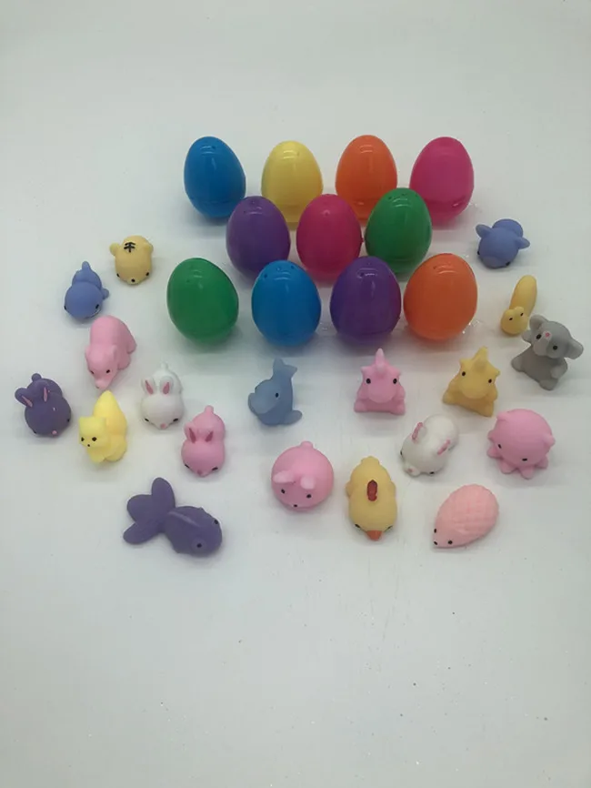 
Hot selling colorful plastic surprise egg plastic easter egg 