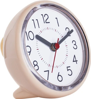 Bathroom Wall Clock Suction Fog-Proof Waterproof Mute Kitchen Bathroom Mini Desk Clock Attached to Refrigerator