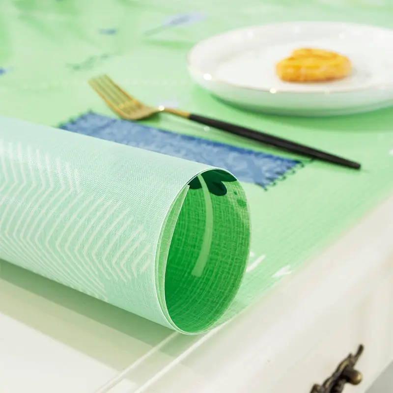 Hot sell Waterproof Rectangle Smooth Tabletop PVC Printed Plastic Oilcloth Disposable Picnic Tablecloth In Roll