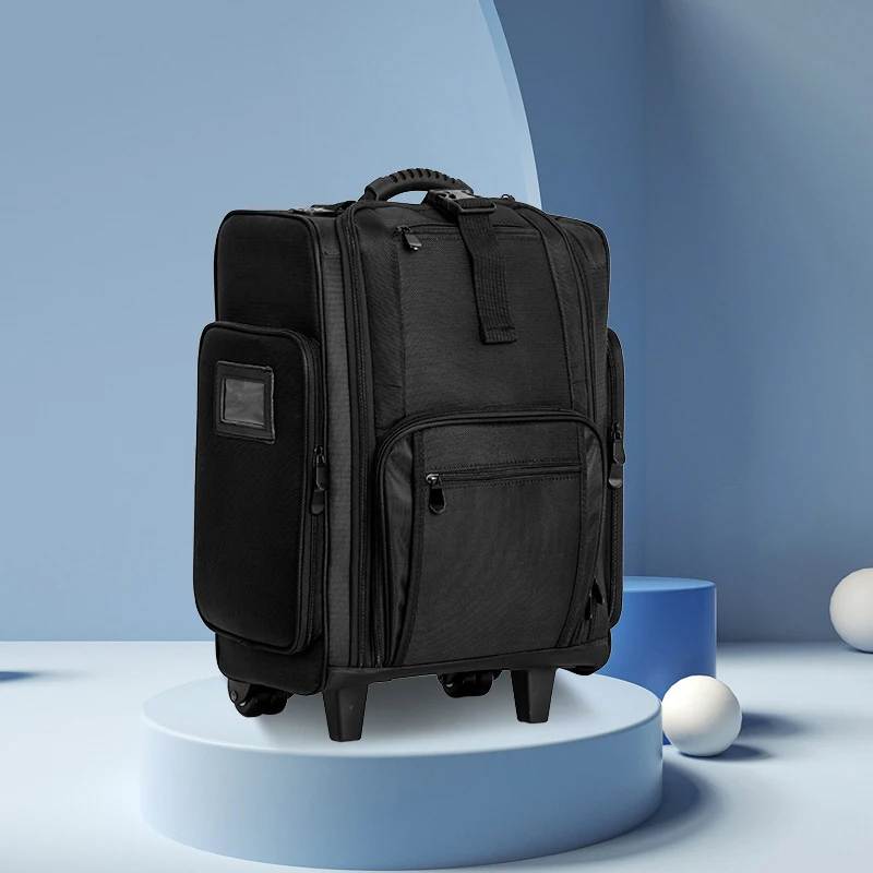 Travelling Luggage Rolling Suitcase Artist Train Case Soft Sided Storage Cosmetic Organizer Carry on Travel Makeup Trolley Bag