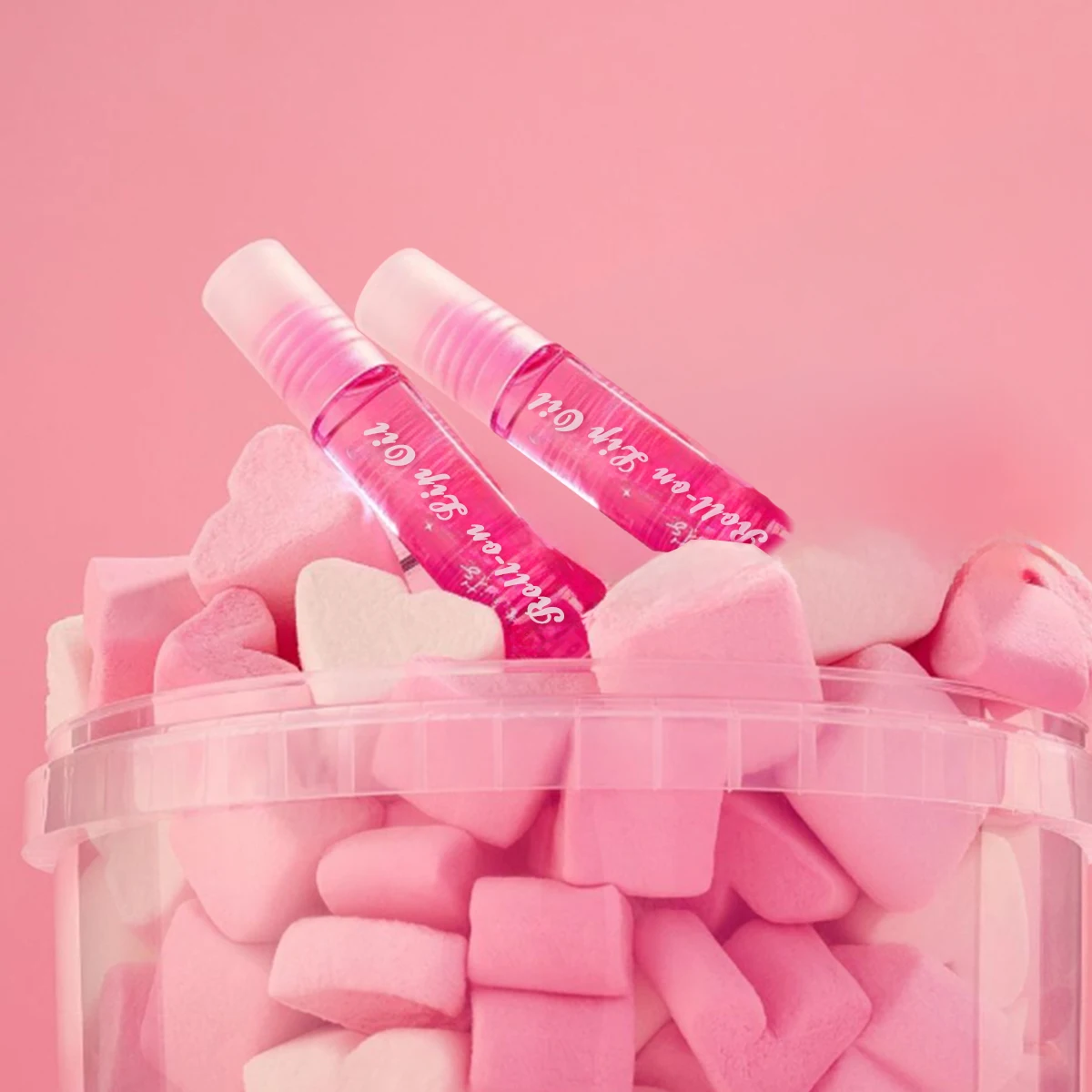 Herbal Anti Cracking Vegan Mini Almond Oil Lip Plump Oil Christmas Fruit Flavoured Moisturizing Roll On Lip Oil