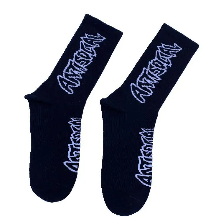 Fashion Word Humored Sock Creative Hip Hop Custom Street Skate Board Skateboard Crew Socks