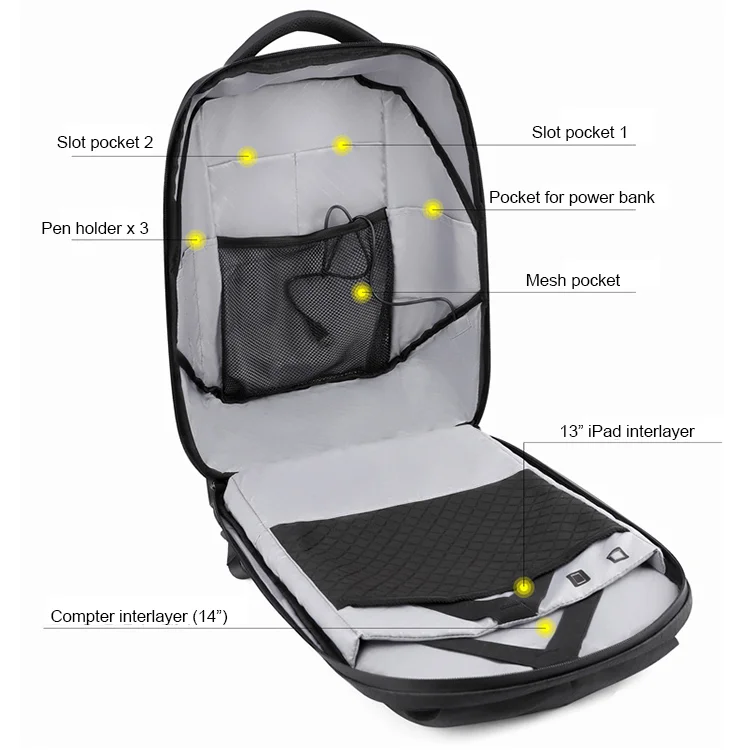 Factory Wholesale Durable Outdoor LED Backpack Billboard Mobile Controlled Advertising Equipment Light Boxes Advertising