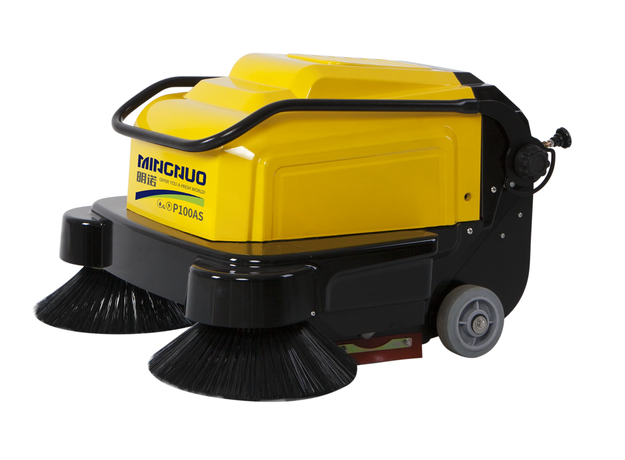 MN-P100AS Industrial Manual Floor Cleaner Hand Push Floor Sweeper Vacuum Street Sweeper