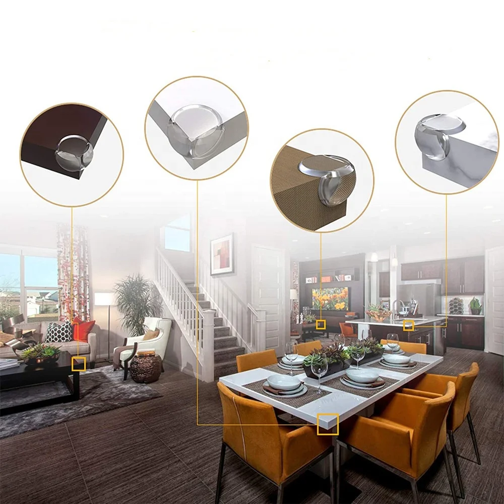 
Advanced Clear Protectors for Furniture Against Sharp Corners Baby Proofing Corner Guards for Baby Safety 