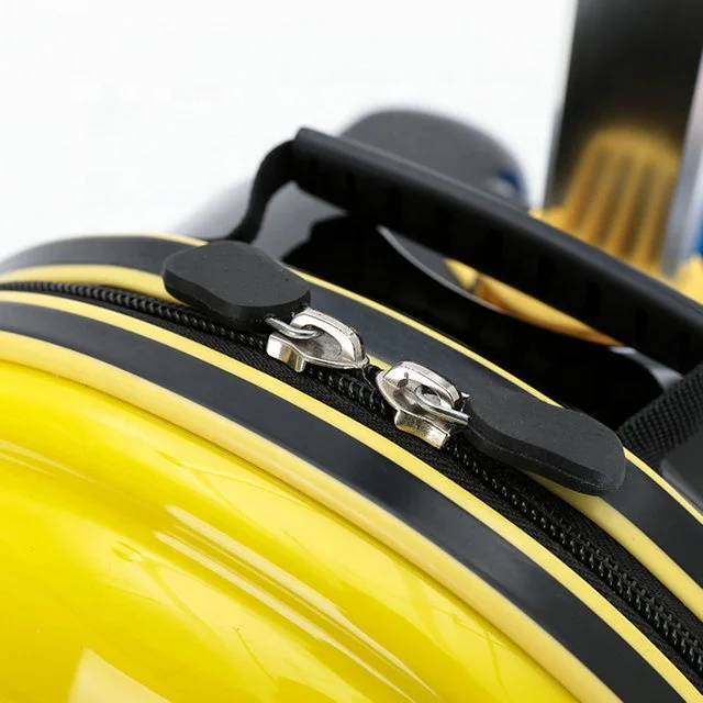 Animal Scooter Trolley Case Ride Suitcase Scooter Bag for Travel Trip for Kids Customized Logo Polyester Unisex ABS 16 Inch