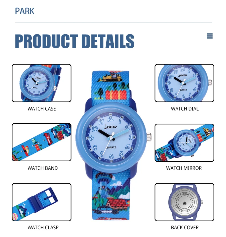 Waterproof Children Kids Ribbon Watches For Boys Girls Analogue Sports Wrist Watch Time Teaching Tool
