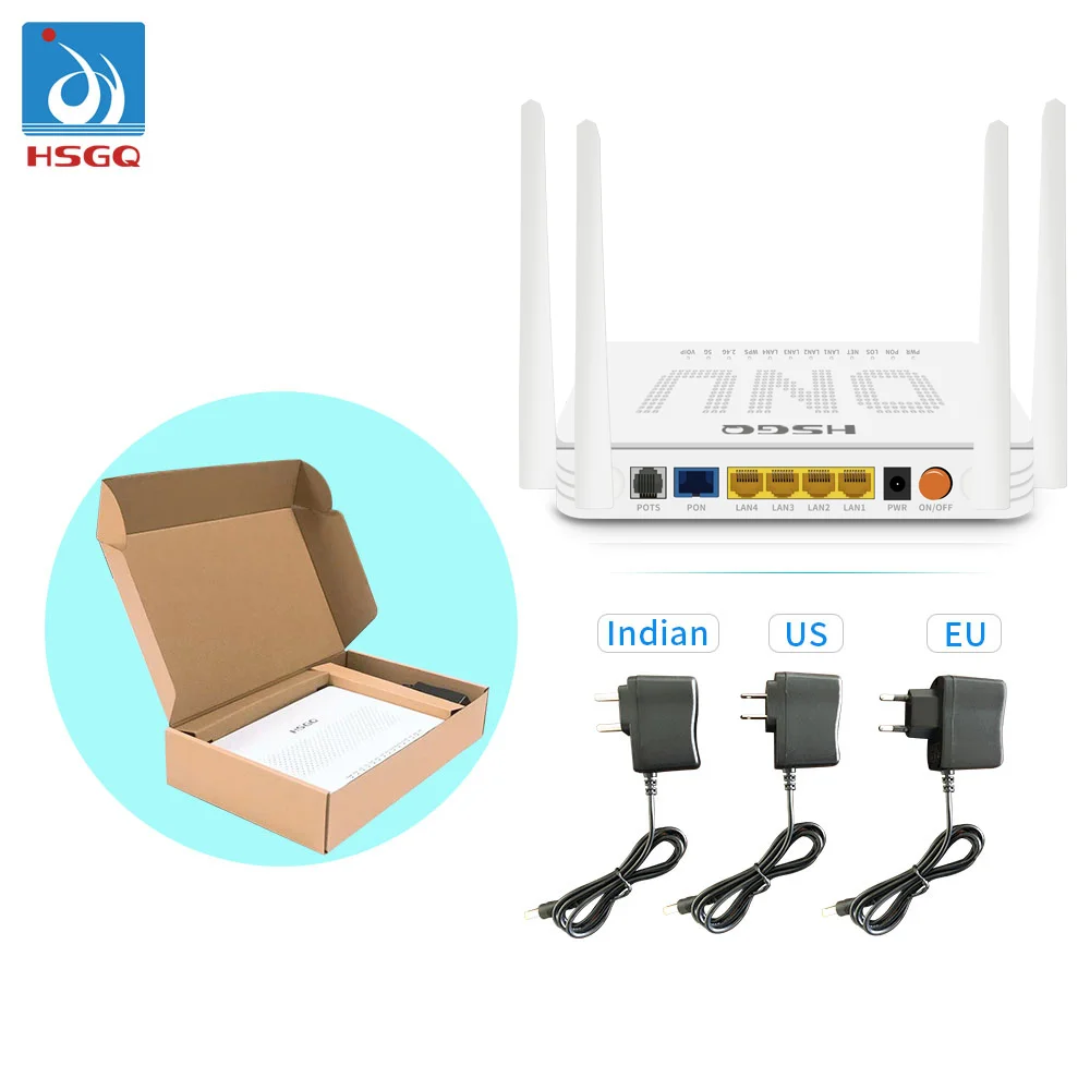 HSGQ-X410DW FTTH ONT двухдиапазонный Wi-Fi 2 4G/5G ont huawie eg8145v5 gpon onu маршрутизатор xpon ОУН модем