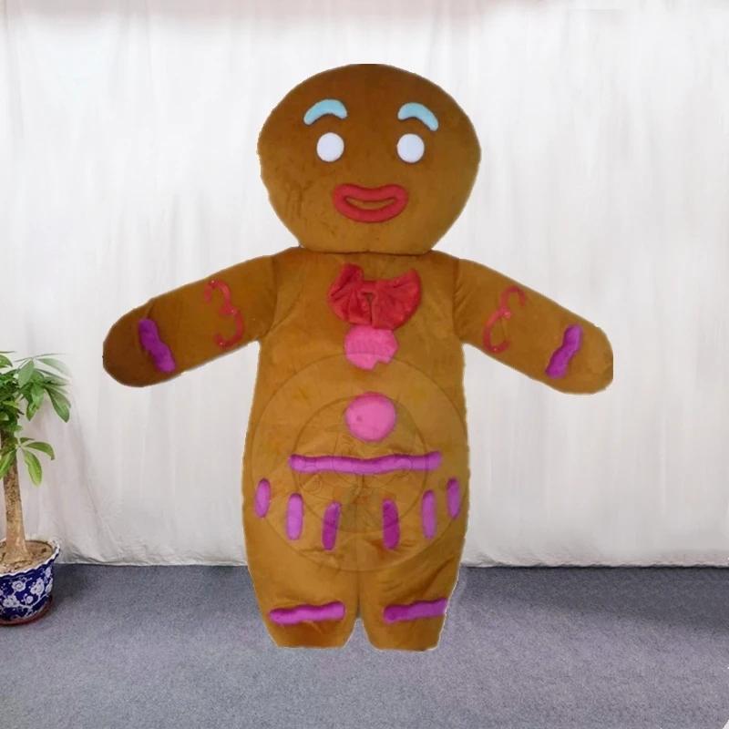 Christmas mascot costumes/gingerbread man mascot costumes