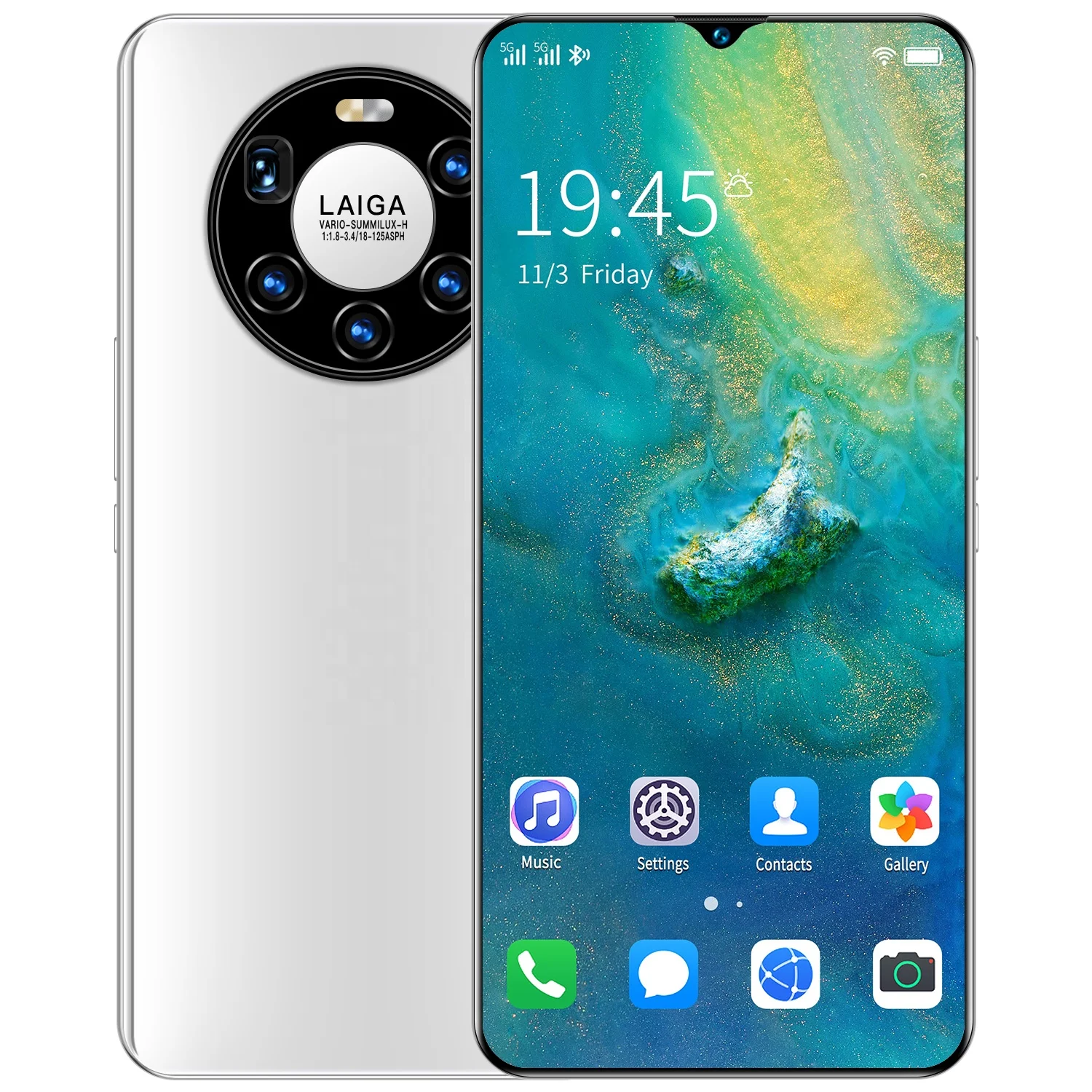 Erschwing liche 6.8 Zoll erschwing liche Handys Echte 4G/5G Finger abdruck/Gesichts entsperren 6000mAh Android OEM Smartphone