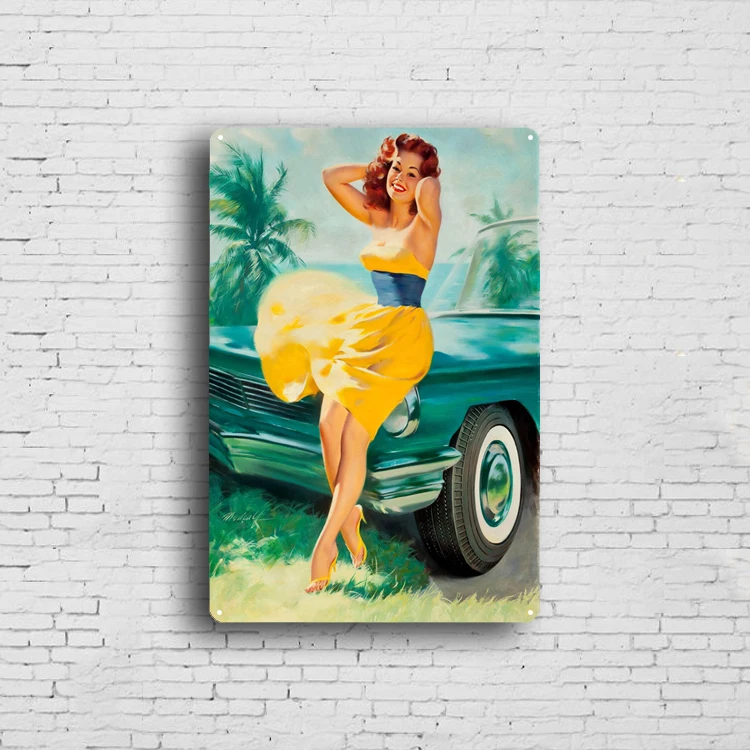 Ponerine China Manufacturer Vintage Tin Sign Poster Custom Printing Metal Poster