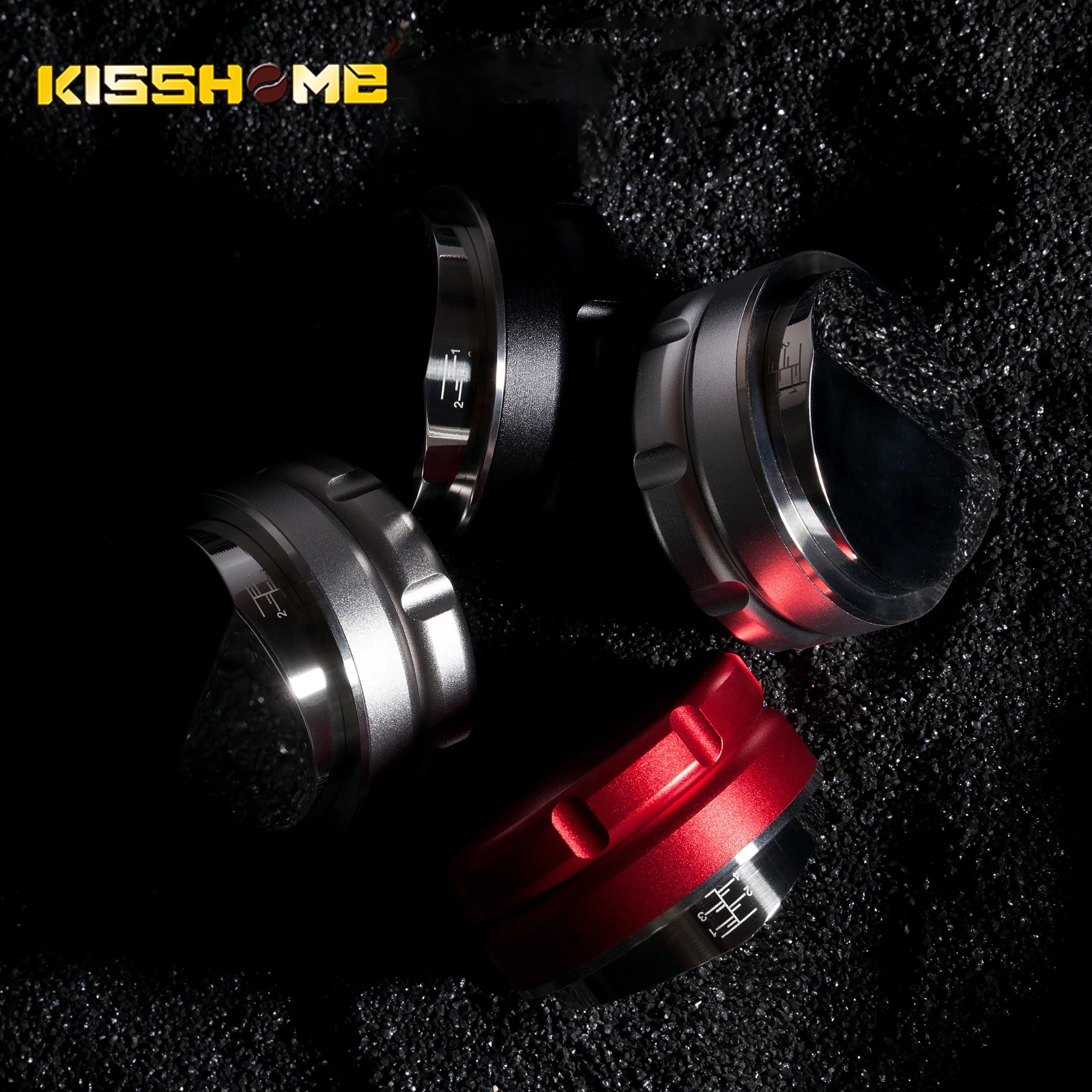 Coffee Tamper Convex Distribution Espresso Accessories Barista Tools 57MM 57.5MM Fit Lelit Anna Anita Coffee Distributor