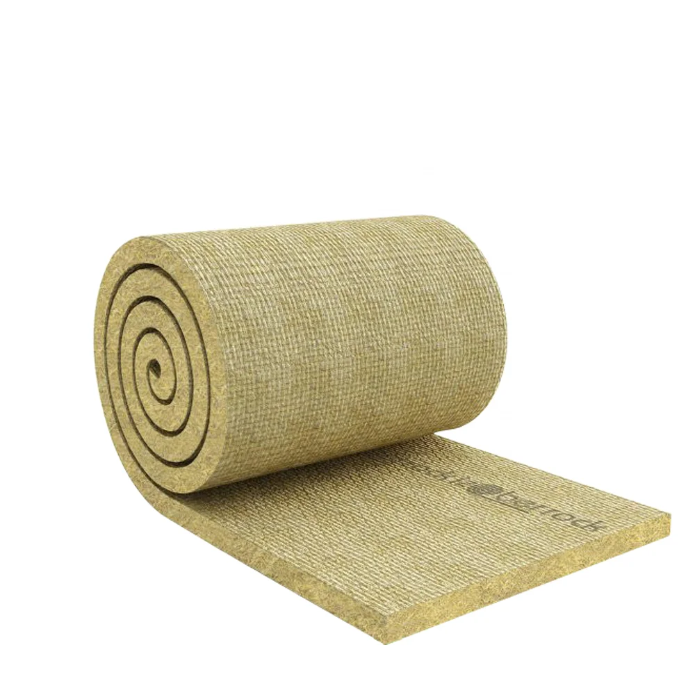 Thermal Insulation rock mineral wool roll for roof Sound Proof Heat Insulation Rock Wool blanket
