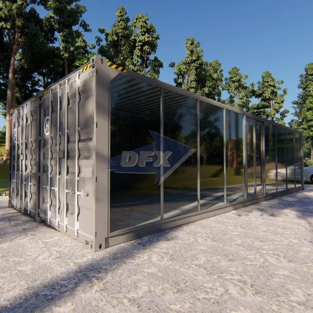 Factory direct living prefab combination 40 ft prefabricated mobile shipping container house luxury for sale