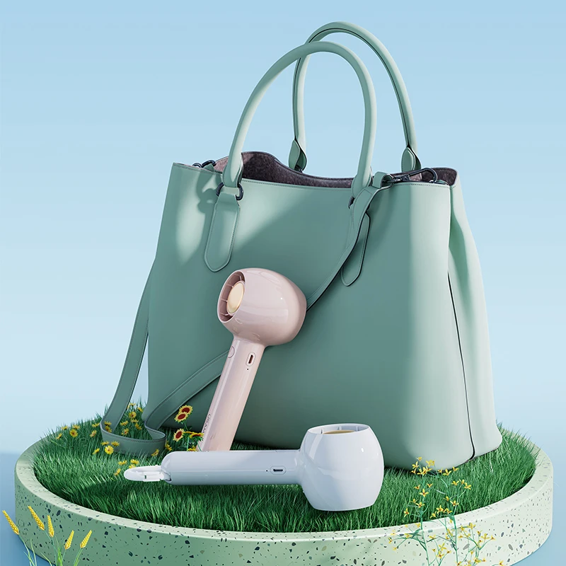 USAMS Best Portable Travel mini USB Rechargeable Portable Desktop  Handheld Fan