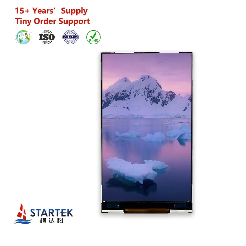 3.5 inch Portrait Display 480*800 TFT LCD PCAP display Tranmissive LCM with capacitive touch screen