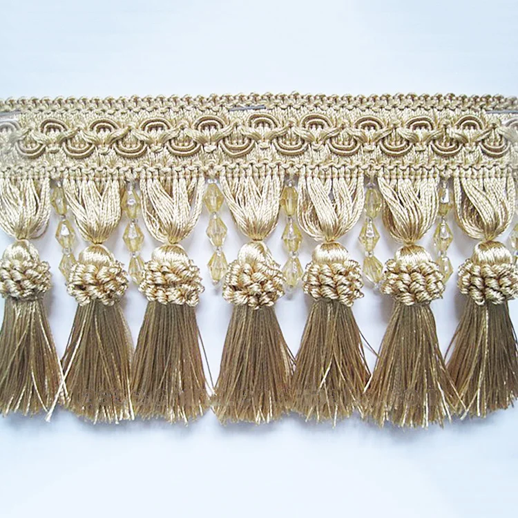 HIGH QUALITY GOLD WHOLESALE TASSEL FRINGE