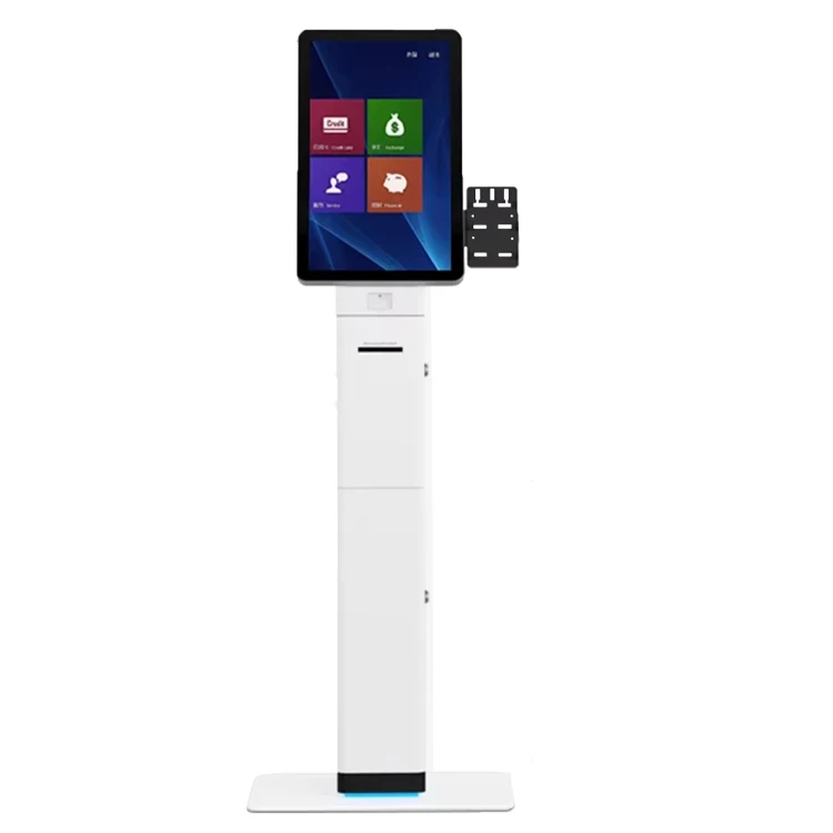 23.6/32 Inch wall mount touch screen payment machine terminal automated self ticketing kiosk