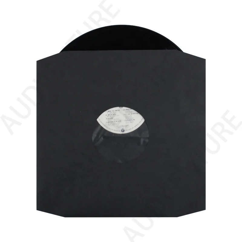 lined with PE Album sleeves 12 inch corner cut paper inner sleeve vinyl LP inner protective cover record sleeves