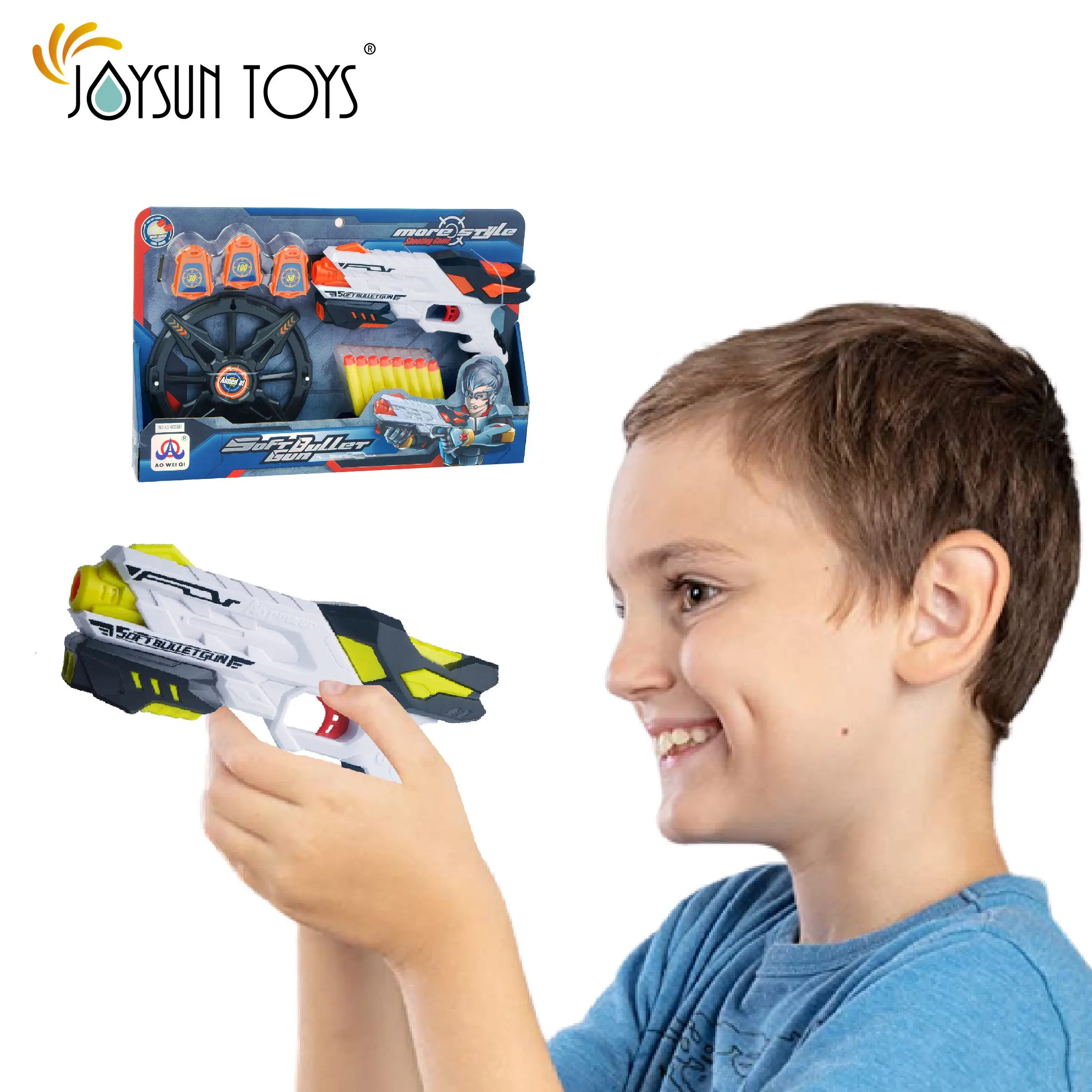 Toy Foam soft bullet gun ,Education Toy Model for Kids Birthday Party for Boys