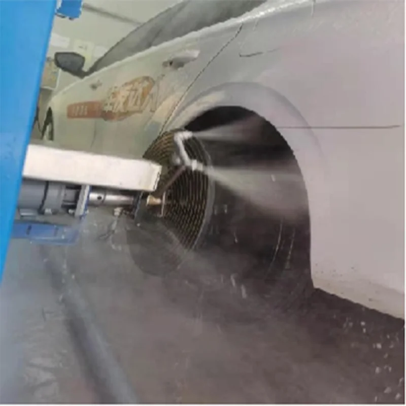 DY-DG180 full automatic 360 touchless robot car wash machine with wheel brush and air dryer and 2 wash arms