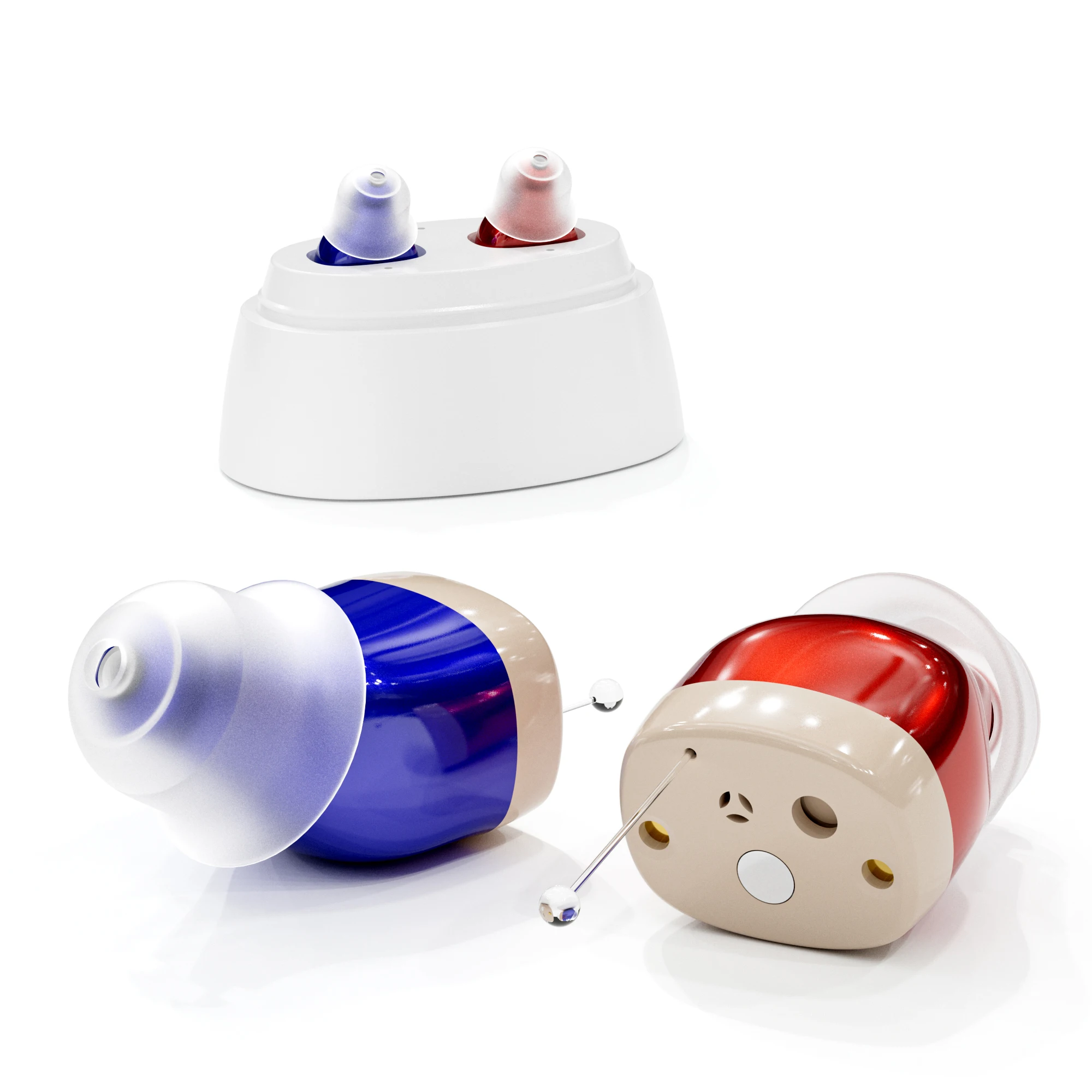 Rechargeable Hearing Aids CIC Hear Products Mini Portable Hearing Aid For Deaf Digital In Ear Amplifier Earphones