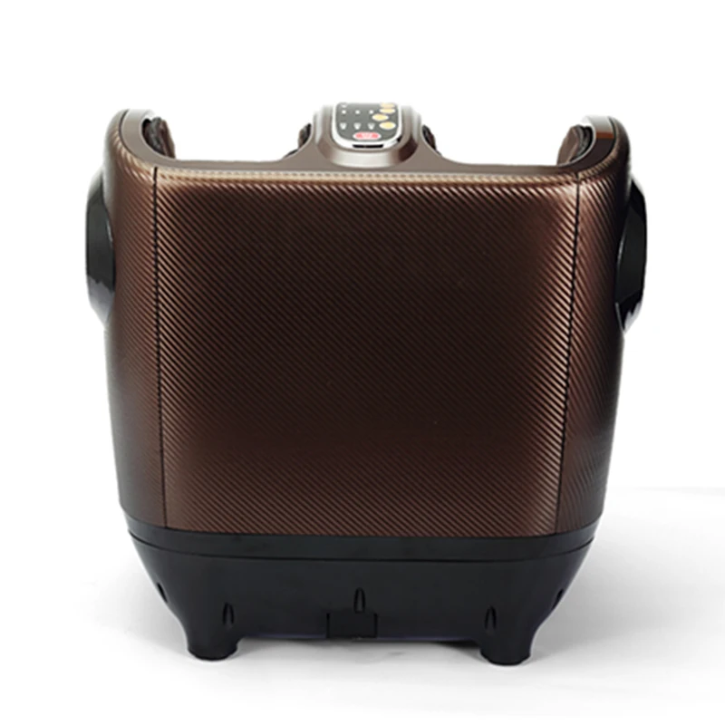 China Supplier Wholesale 53.5*52.5*58.5cm Multifunction Brown Massage Foot Machine for Foot Massage
