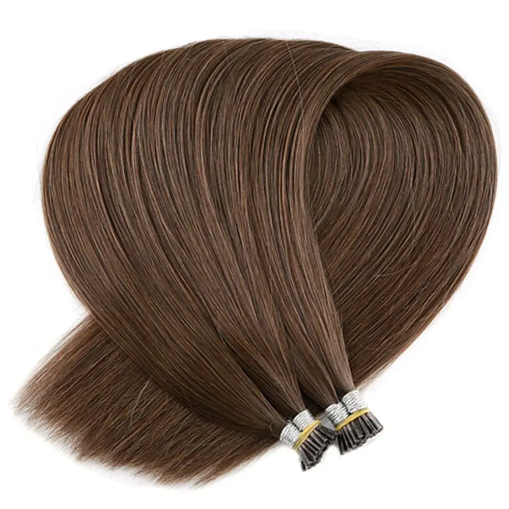 
K.S WIGS Wholesale I Tip Hair Extensions Colored Itip India Double Drawn Human Remy Hair 