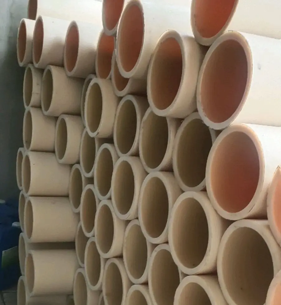 Высокая твердость PE HDPE UHMW белый пластиковый сердечник Экструзионные Трубы для