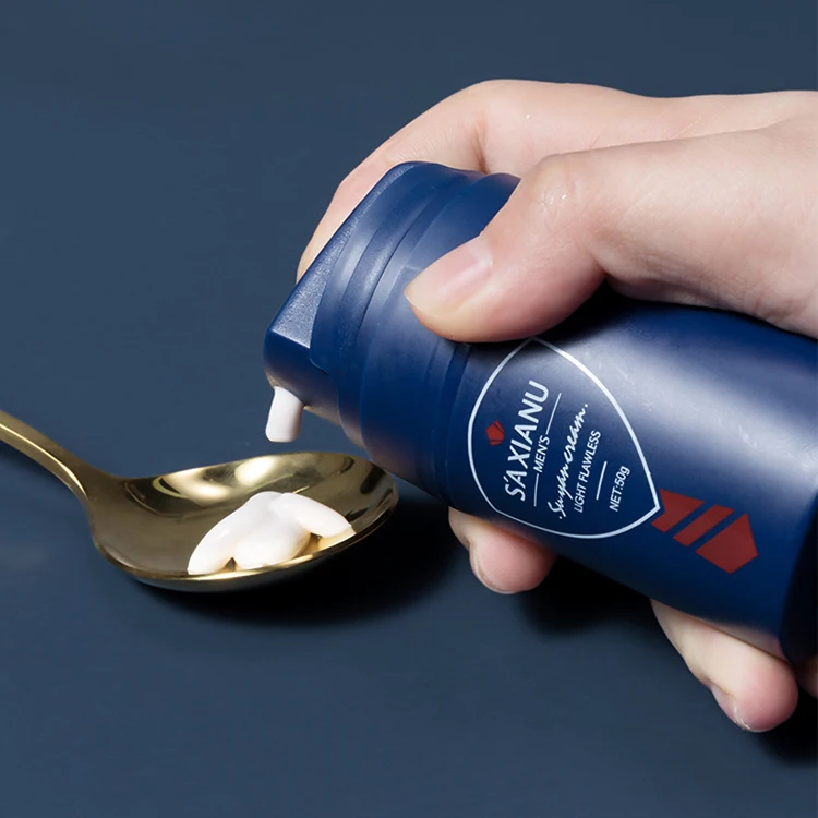 Mens Makeup Cosmetic Revitalizing Oil Control Even Skin Brightening Facial Concealer Men Makeup Cream Whitening Tone Up Cream