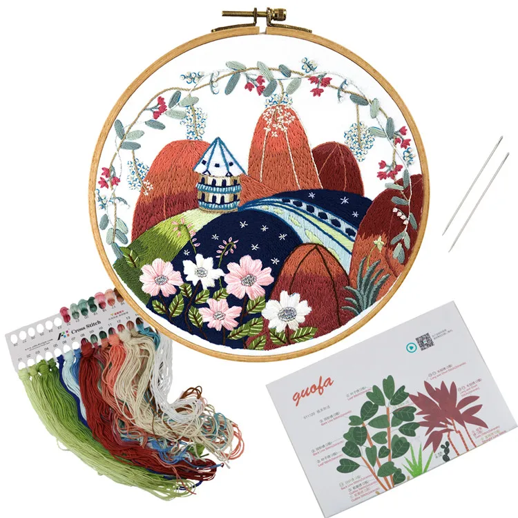 
2020 New Arrival Handmade Embroidery Sets Needlework Cross Stitch Kit DIY DIY Craft Embroidery Kits 