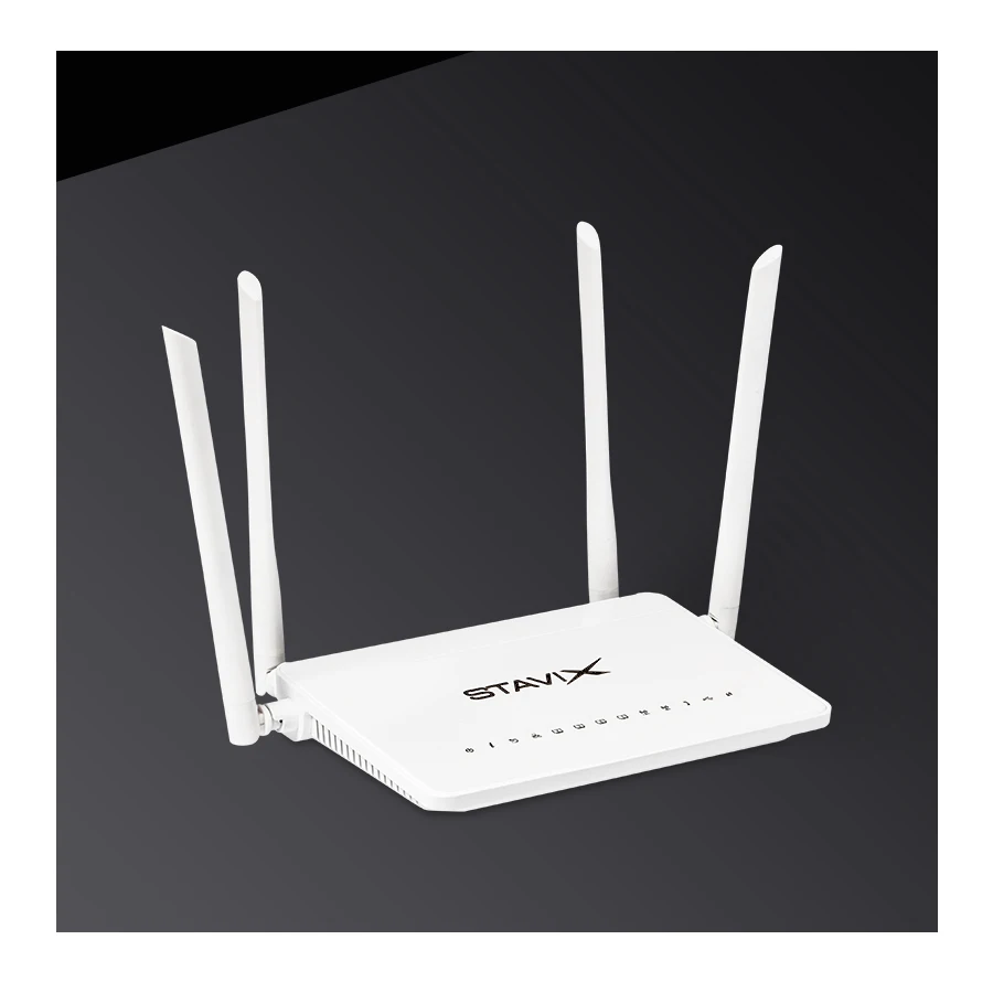 Fiber Optic Equipment 5g EPON GPON Modem Price 4 Port Pots 4ge Dual-band Wifi ONU