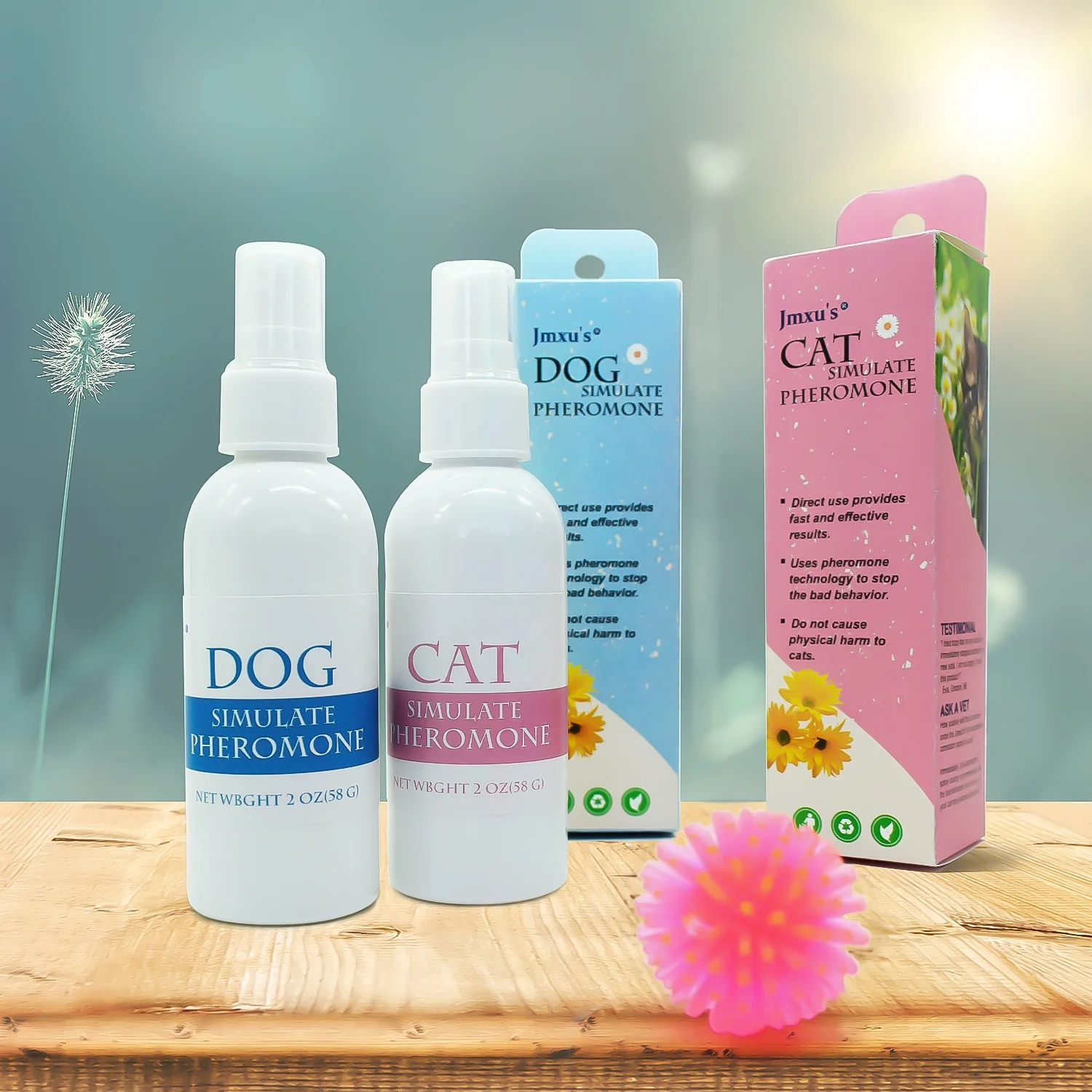 Dog Calming Spray Good smell effctively reduce unwanted Behavior Natural Dog Simulate Pheromone Formula Calming Spray