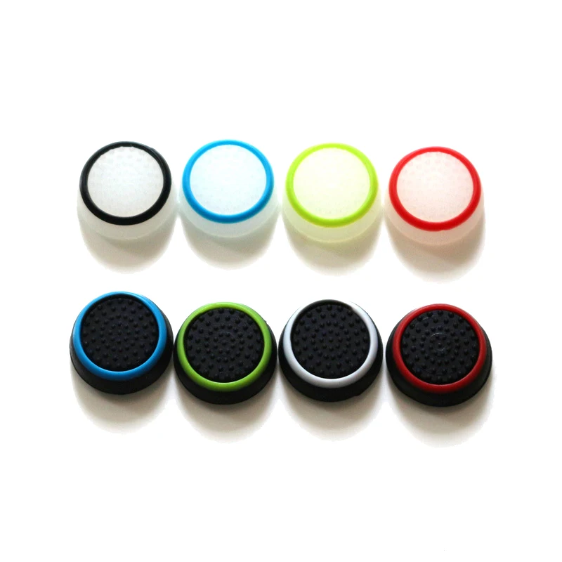 Оптовая продажа Stick Thumb Grip набор силиконовый джойстик Ca ps 360 защитные чехлы совместимый для PS5 PS4 PS3 PS2 DualShock Wii U Xbox