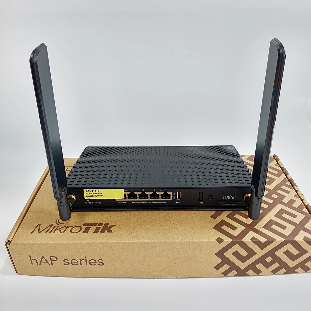 MikroTik routing hAP ac3 RBD53iG-5HacD2HnD/AC2 716MHz CPU 5 10/100/1000 Mbps Ethernet ports