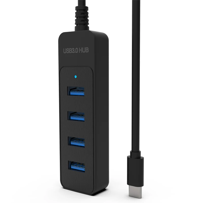 Заводская пользовательская 4-портовая USB-концентратор Серверная док-станция USB3.0 5 Гбит/с высокоскоростной адаптер для передачи данных