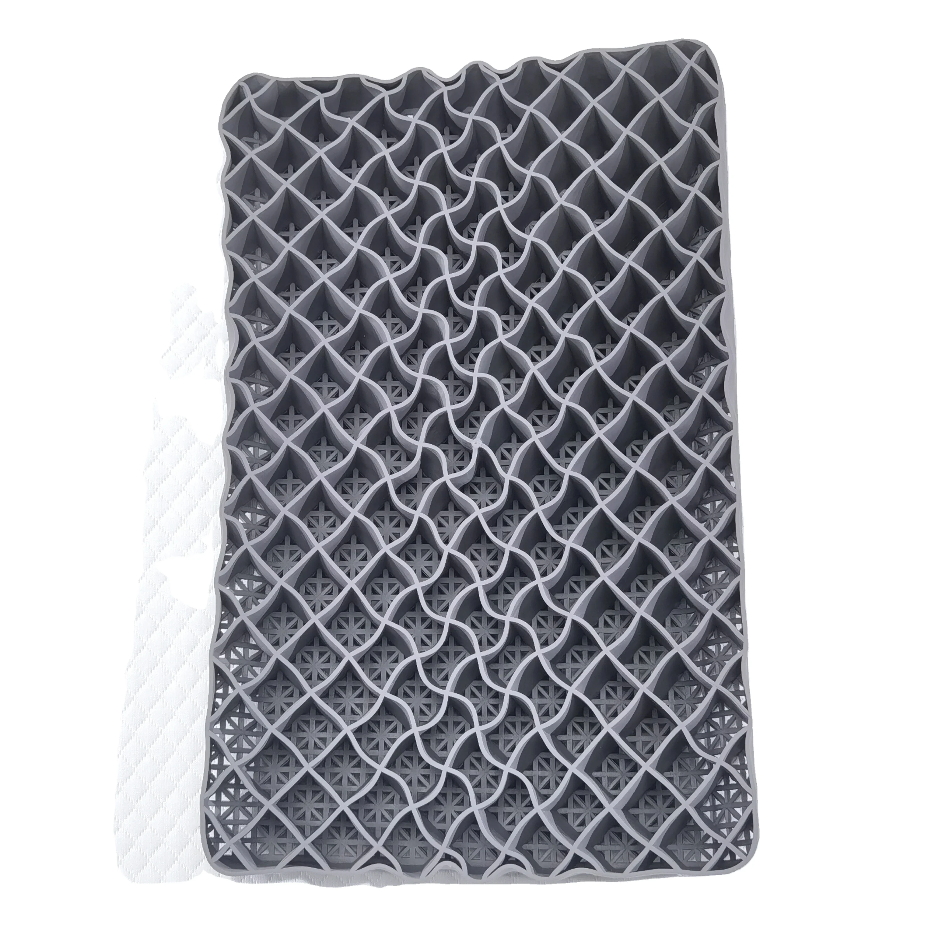Factory Wholesale Gray Washable Rebound Excellent Sleeping Gel Pillow Comfortable Breathable Tpe Pillow
